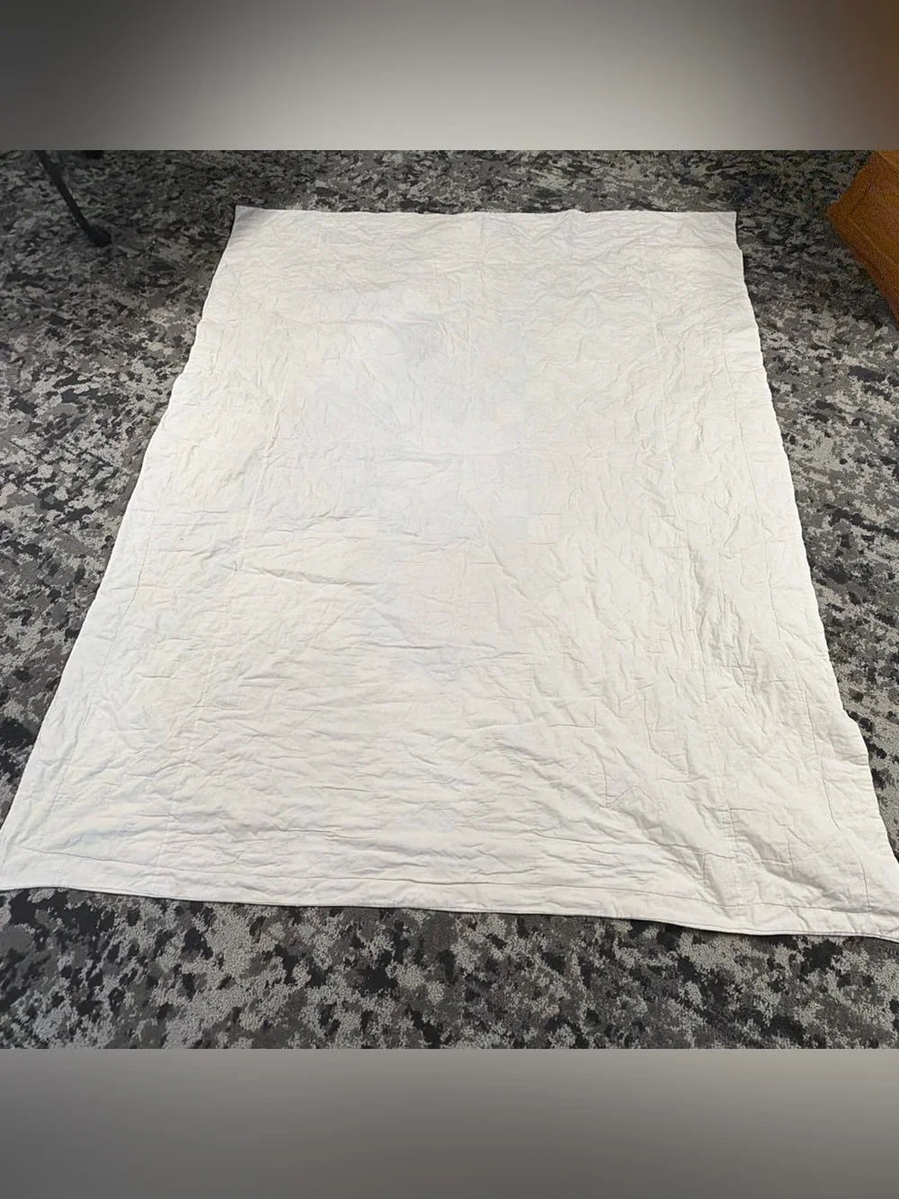 VTG Antique Very Old Quilt Blanket Patchwork 8 Pointed Stars 3D Hand Sewn 80x64”